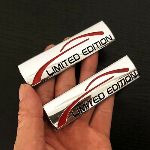 2pcs car glossy silver - 2pcs, 3d