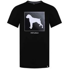 One True Saxon Braice Short Sleeve Crew Neck Mens Black T-Shirt SX2A123225BLKSTK