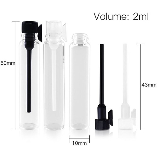 3ml empty mini glass - 1/2/3ml,