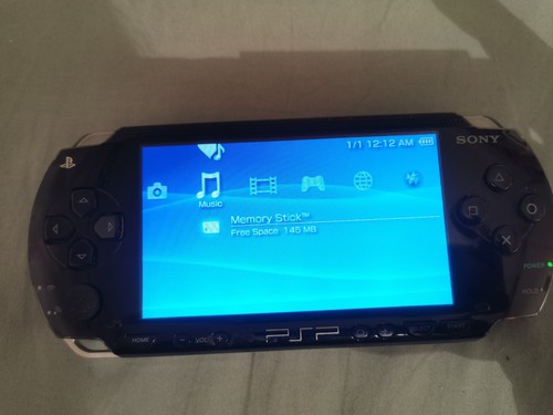 Sony psp 1000 black handheld - black,