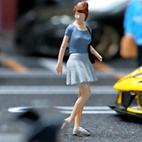 Miniature figure diorama model - figure,