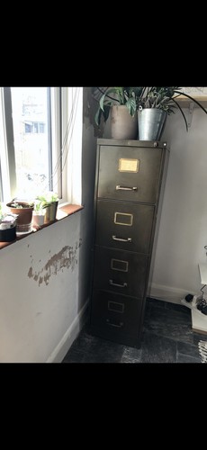 Vintage file cabinet - vintage,