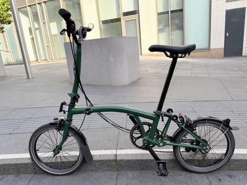 Brompton folding bike racing - bike,