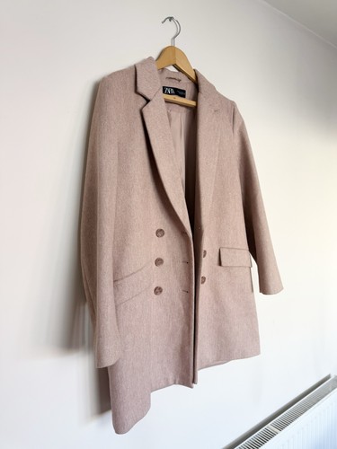 Zara pink beige double - zara,