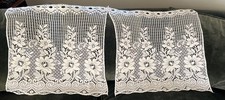 2 x Vintage French Floral Net
