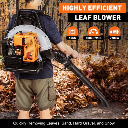 Backpack gas powered leaf - powered,