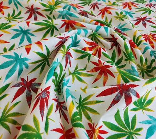 Cotton fabric bright multi - bright,