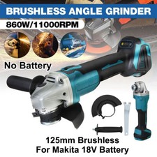 For Makita Battery 125mm Brushless Angle Grinder Li-ion Battery Cordless Replace