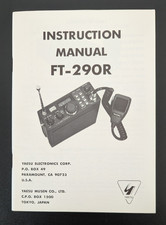 YAESU FT-290R Instruction