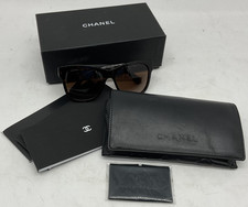 Chanel Ladies Sunglasses 5380 Tortoiseshell Frames 140 56/17 Boxed Case + Papers