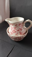 ROSALIE Broadhurst Staffordshire Ironstone Milk Jug/Creamer and Sugar