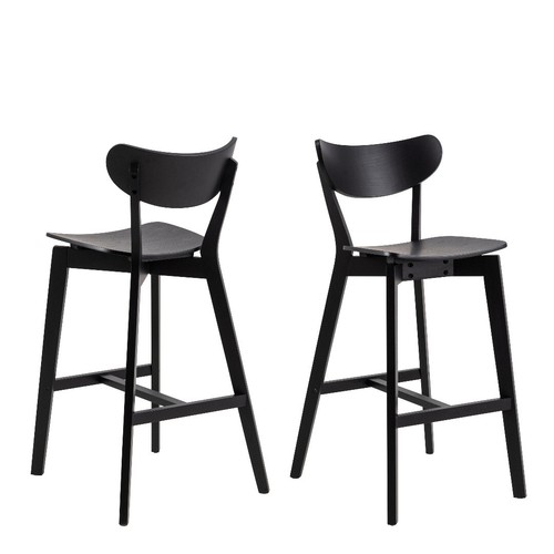 Roxby bar stool oak set - set, of