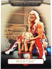WWE MARYSE TOPPS PLATINUM 2010
