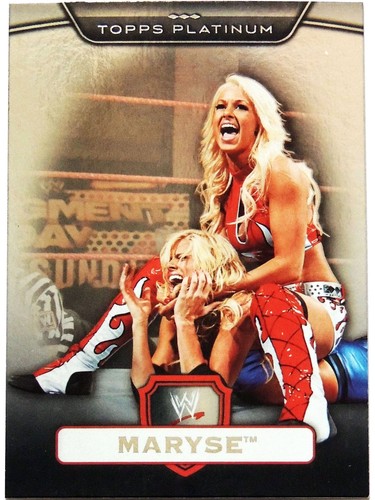 Wwe maryse topps platinum 2010 - platinum,
