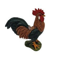 Schleich Rooster Chicken Farm Animal 2016 6cm Tall 5.5cm Long