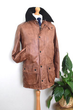 BARBOUR Tan Burnished Leather