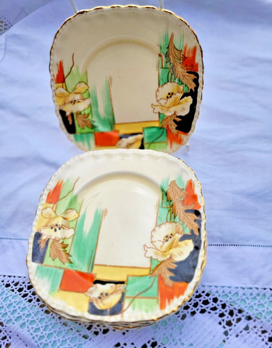 1930 art deco china tea - art,