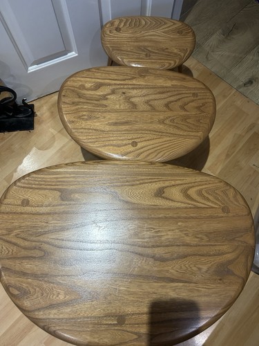 Light finish ercol pebble - finish, nest