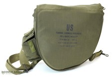 Army Gas Mask Bag Satchel Side