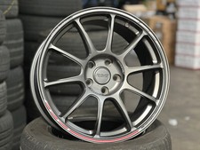 New 18x8.5J AOW ZE40 Flow Formed (4 Wheel) Matt GREY 5x114.3 HONDA TOYOTA LEXUS