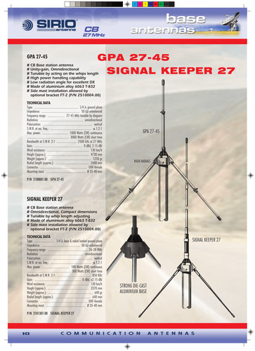Sirio signal keeper base - sirio,