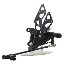 Black CNC Rearset Footpegs Rear Set For HONDA CBR125 CBR150R 2004-2010