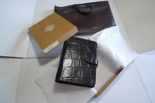 MULBERRY -  A6 AGENDA  PLANNER - MADE @ UK - BLACK CONGO LEATHER - RARELY USED