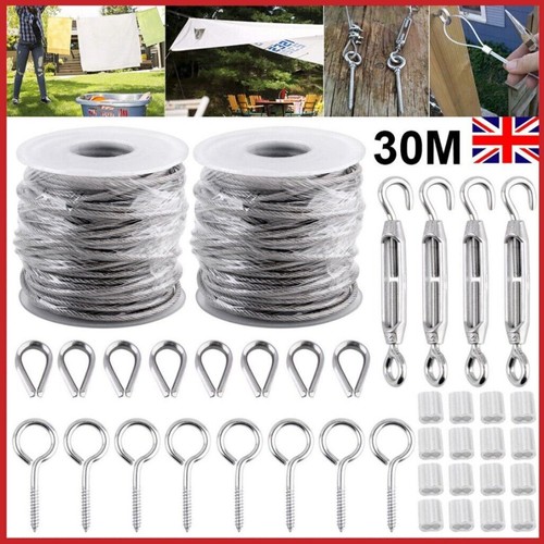 30m stainless steel wire - stainless, rope