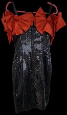 Vintage 1980's After Six Dress, Designed by Ronald Joyce. Size 10