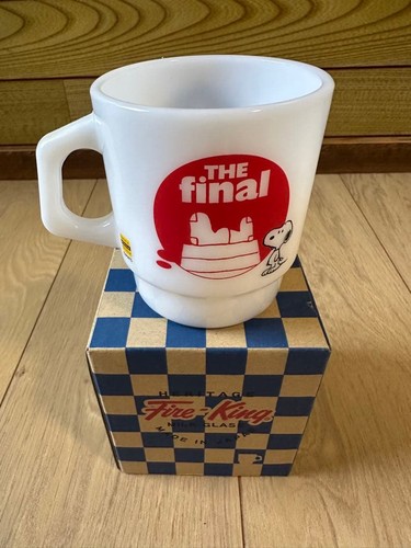 Fire king snoopy mug - fire-king,