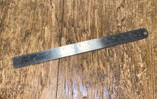 VINTAGE RABONE CHESTERMAN No34F R RUSTLESS FACE 6” RULE ENGINEER OLD TOOLS