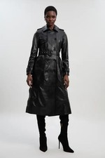 Karen Millen Leather Trench