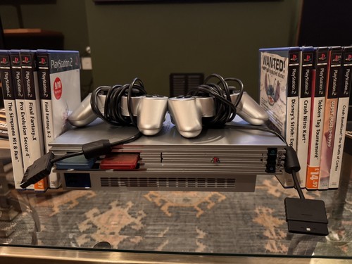 Sony playstation ps2 - sony, silver