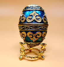 Fabergé Style Green Enameled