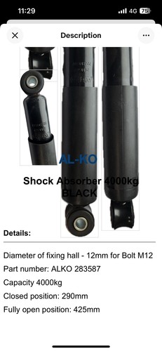 Shock absorber 4000kg - absorber,