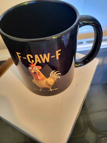 Black ceramic novelty - ceramic, coffee