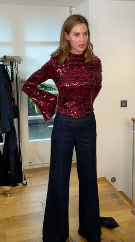 Topshop trinny sequin - sequin, top