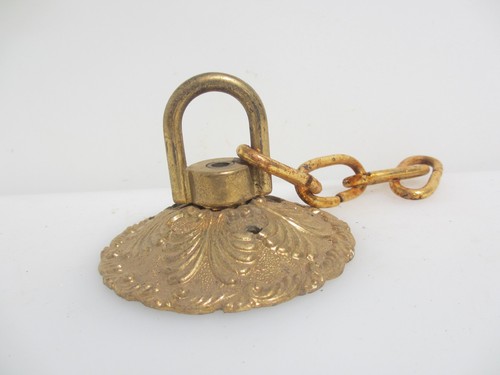 Vintage metal ceiling light - vintage,