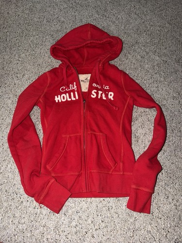 Hollister y2k red - zip, up