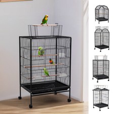 Large Metal Bird Cage Budgie Canary Parakeet Cockatiel Finch Lovebird Tall Cages