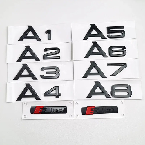 Black abs line logo badge - black, s