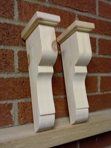 Pine wood corbels decorative - pine,