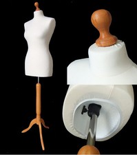 Female Tailors Dummy Cream Dressmakers Fashion Students Mannequin Display Bust