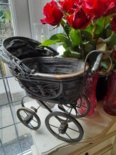 Wood & metal dark brown heavy