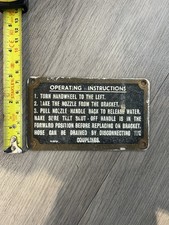 Vintage Solid Brass Fire Hose