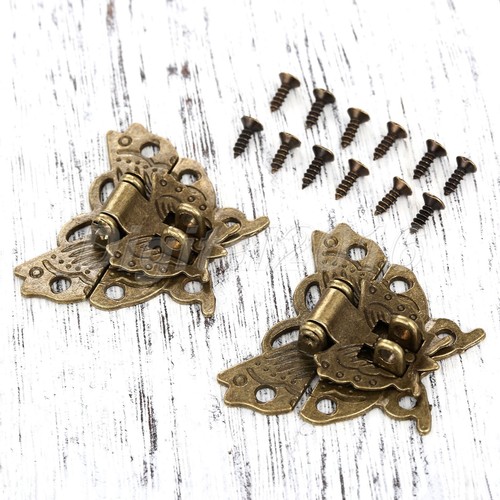 Butterfly jewelry box clasp - jewelry,