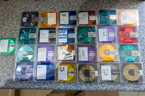 Mini discs with cases - mini, –