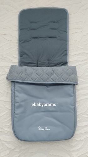 New silver cross pop footmuff - cross,