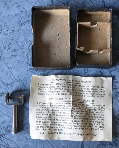 Antique curvex map - curvex,