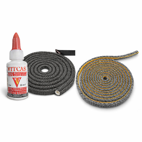 Morso stove door rope - door, glass